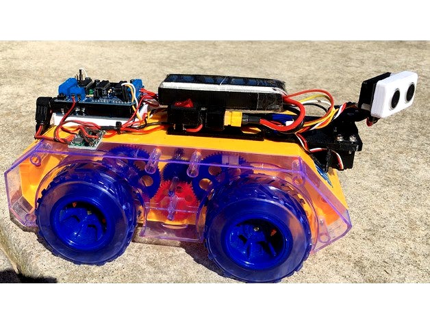 Obsticle Avoiding Arduino Rover by FPV_Pilot