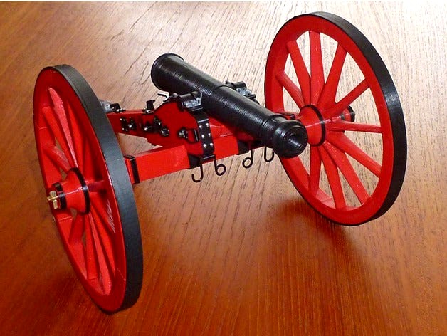 6-Pdr. Field Gun 1841 by wersy