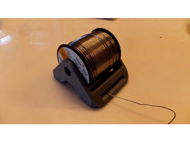Solder Spool Holder with Guide by sfcorrell