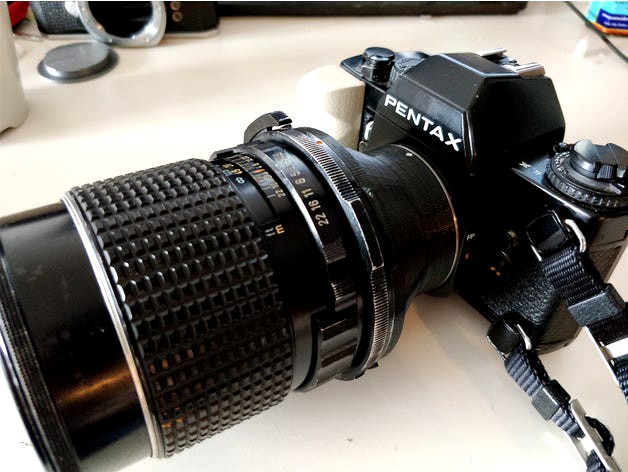 Pentax 6x7 K mount adaptor by simonpw
