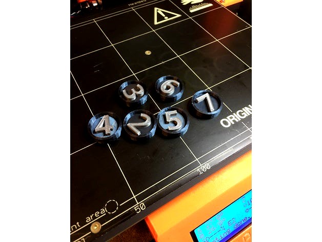 D&D Numbered Markers/Tokens by MagicalBeard