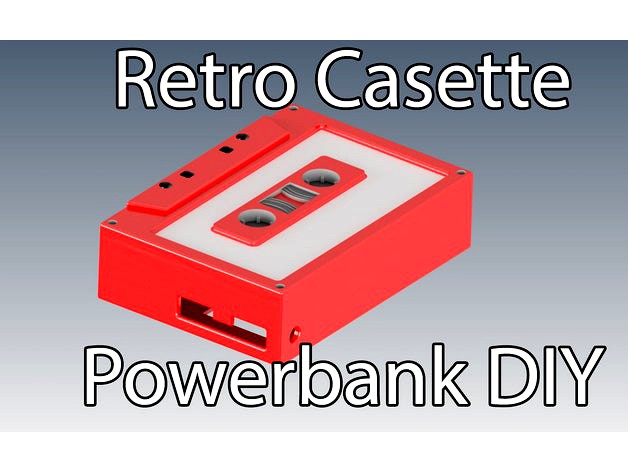 Powerbank DIY Casette Tape Retro by thenomadsoul_