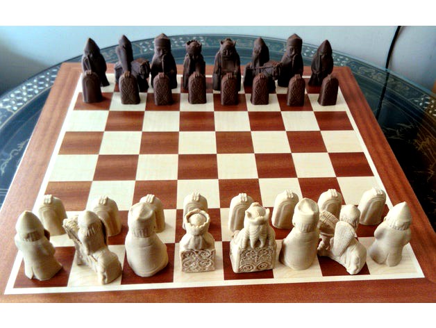 Lewis Chess Pieces by nestra