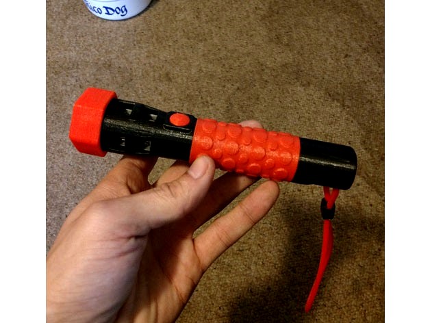 LED Rechargeable Flashlight (V2) by cyamate