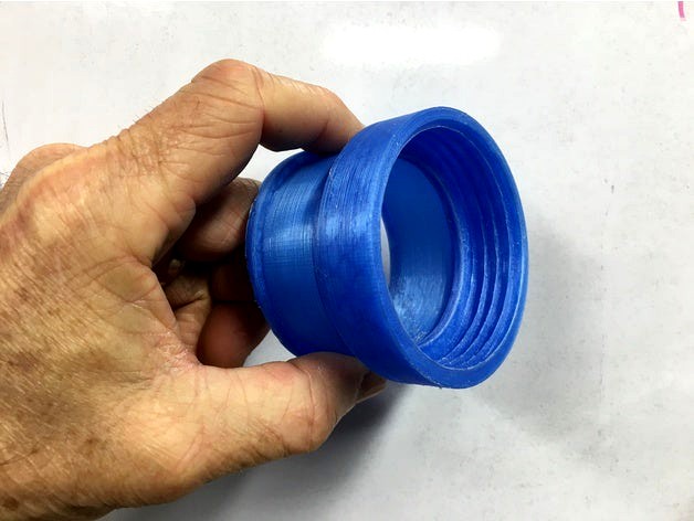 Vacuum 1 1/4 to 1 7/8 hose adapter by philggg