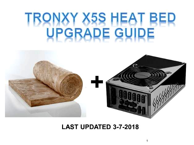 X5S Heat Bed Upgrades by EE_Maker