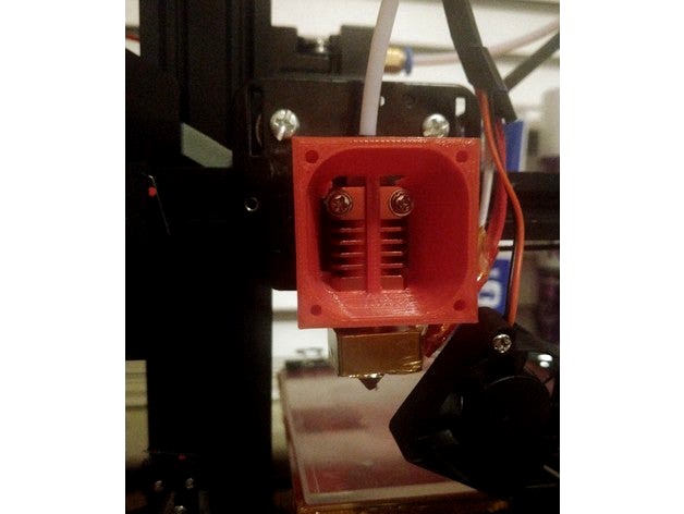 Tronxy X1 Fan Shroud by zoula