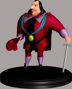 Governor Ratcliffe from Pocahontas 3D Model