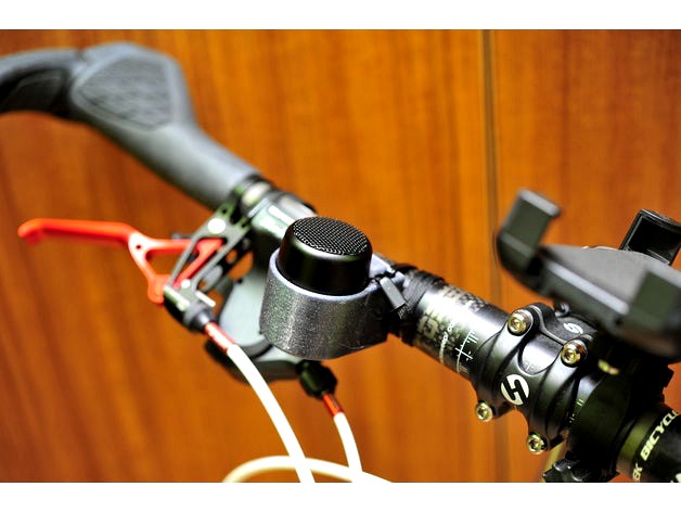 Portable speaker mount for bike by David_Liao