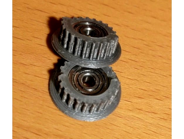Prusa MK3 MK2S X axis pulley 24T by UltiMike