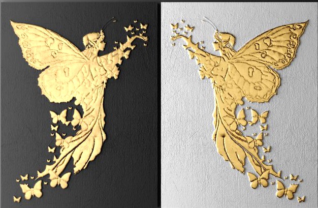Butterfly Wall Panel 3D Model