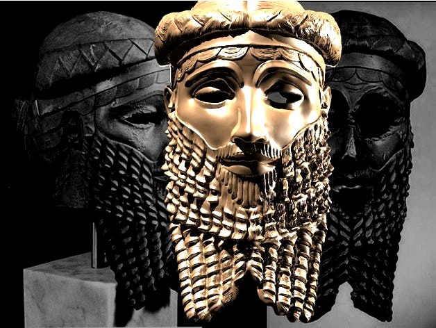 Sargon of Akkad mask by tspeth