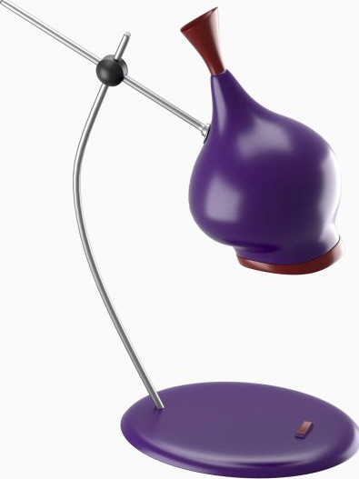 Table lamp in purple and red 3D Model