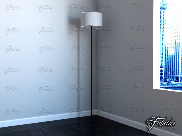 Floor lamp 02 3D Model