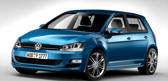 Volkswagen Golf MK7 2013 3D Model