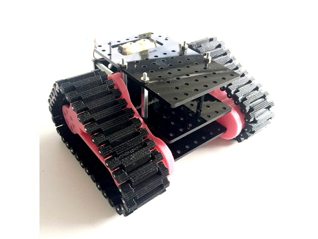 MR6 - Mini Prototyping Tank Robot by timmiclark