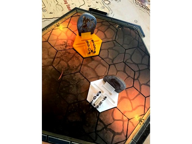 Gloomhaven updated and improved monster standee base with openscad by XoquE
