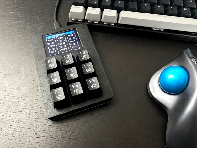 Custom Mechanical Keypad with Display by JayFi