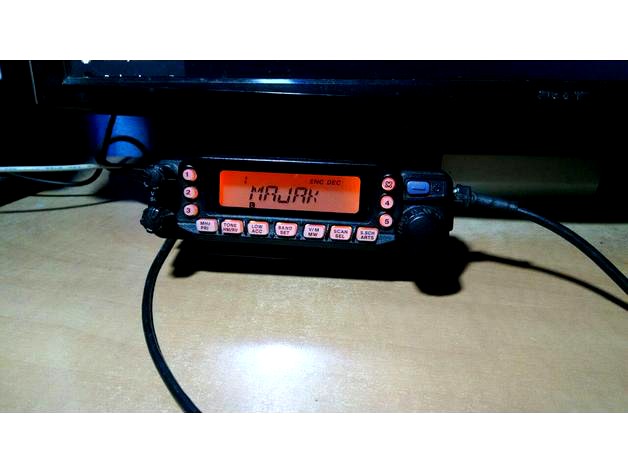 Yaesu FT-7800 remote face mount panel by 0lympy