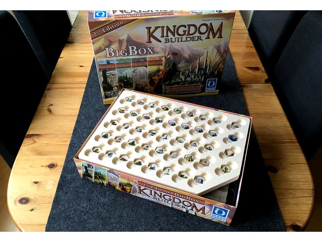 Kingdom Builder Big Box Inlay for all Location Tiles  by 3DWilson