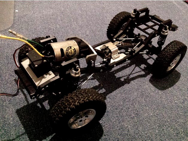 RC Jeep JK Chassis complete scale RC Car kit 1/10 by domi1974