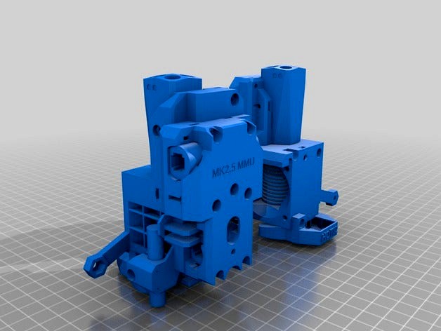 Prusa i3 Mk3 extruder base and cover for the MK2(S) multi-material by PredatorJr