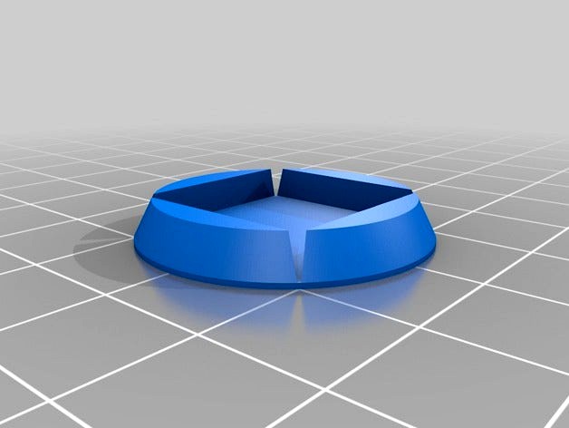 wargame - 20mm Square base to round converter by LiesAllLies