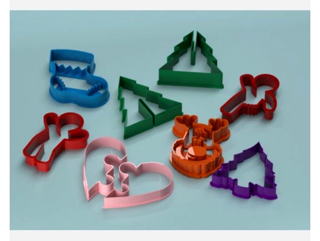 Christmas cookie cutter collection by Dape