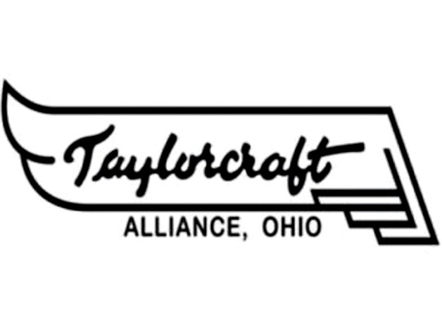 Vintage Taylorcraft Aircraft Sign Litho by chryslerjunkandstuff