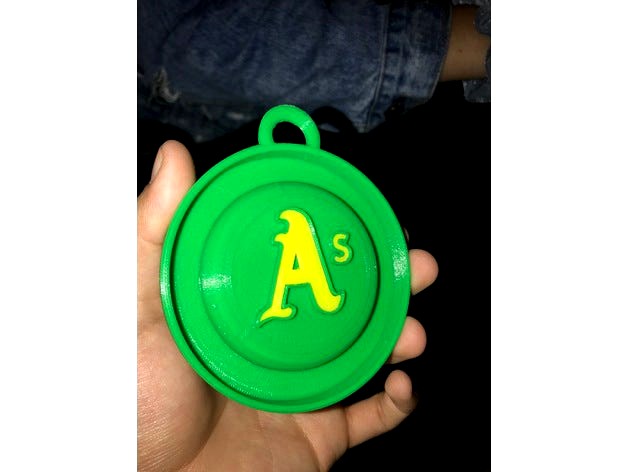 "A's" Christmas Ornament by Shniller