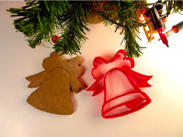 Christmas bell cookie cutter by NikodemBartnik