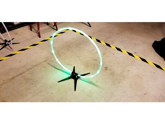 Micro drone/Tiny Whoop LED circle gates by Jezric