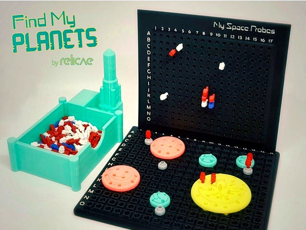 Find My Planets - Guessing Game (Battleship style) by relicae