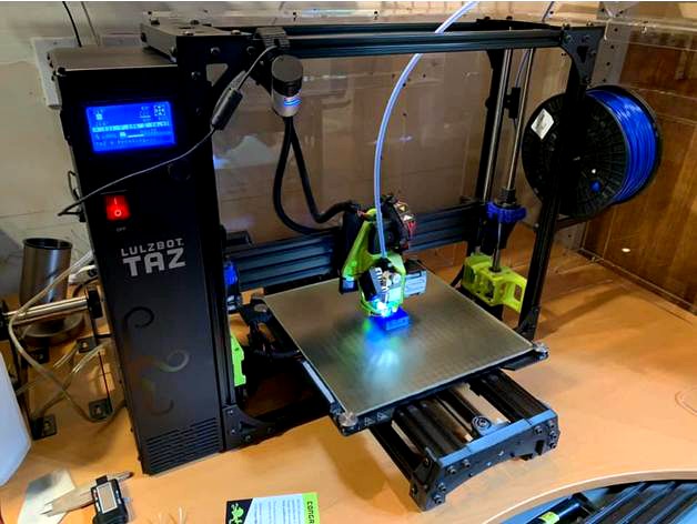 Openbuilds v-slot X axis for Lulzbot TAZ 6 printers With integrated Z anti Wobble by piercet