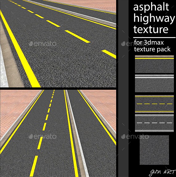 asphalt highway texture