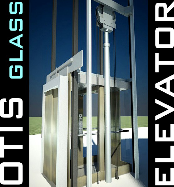 Elevator Lift 3D Model produced by OTIS