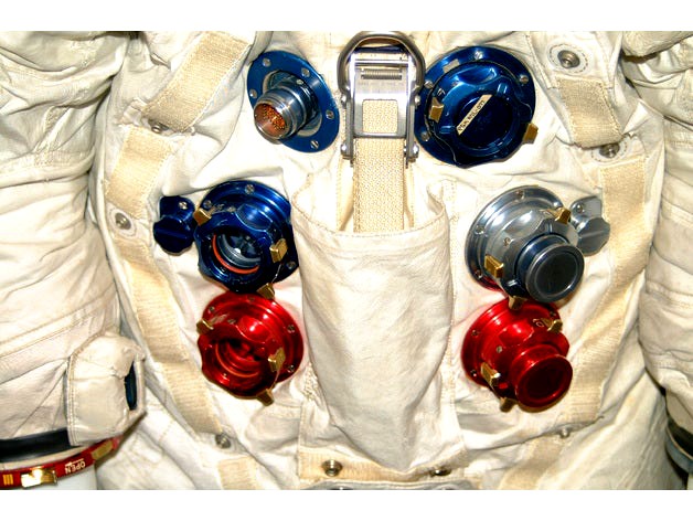 NASA Space Suit Connection Cluster by PublicUniverse