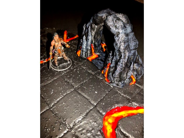 Cave Entrance - 28mm gaming by ecaroth