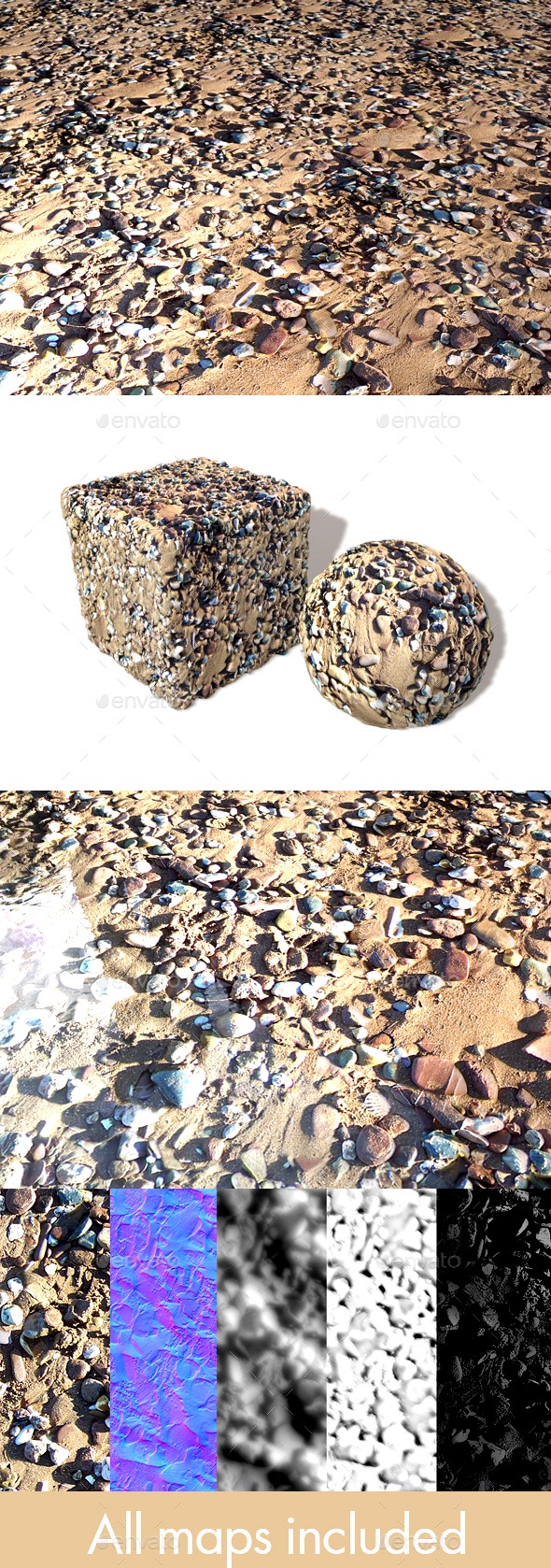 Stony Beach 02 Seamless Texture