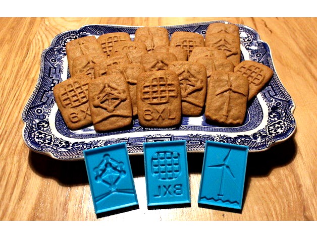 Belgian Speculoos Cookie Molds by makefast