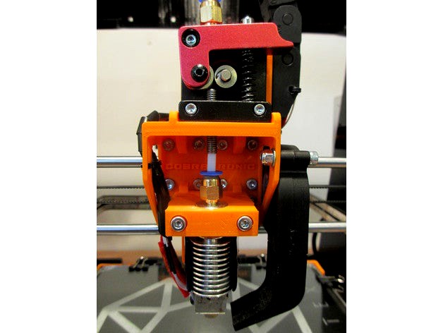 Anet A8 Direct Feed E3D Carriage Mount by CobratronicGB