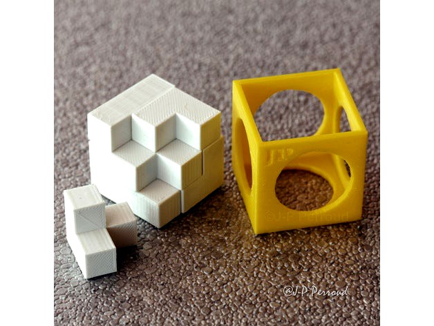Boîte de rangement pour puzzle soma - Storage box for soma puzzle by jp_perroud