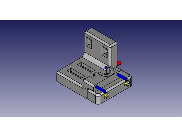 Soporte para hotend JHEAD y extrusor directo by ortega78