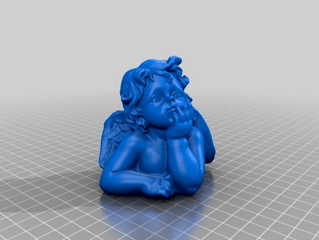 Dreaming Angel - 3D Scan by OpenScan