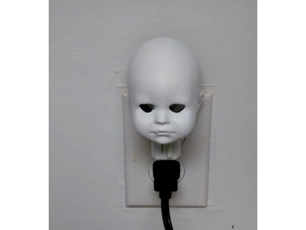 Doll Head Night Light by anonymoususer42