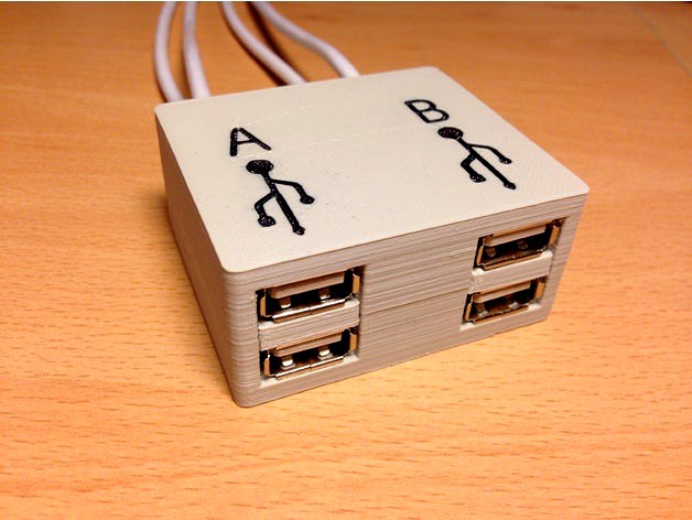 USB connector box by Tribolix