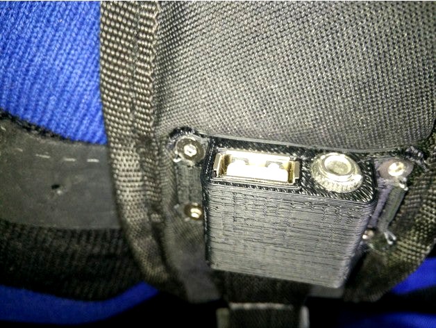 Backpack straps ports by atanasovgoran