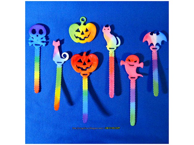 Halloween Cable Holder / Bookmarks by shiuan