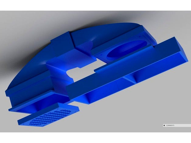 3D Printer Air Filter / Heated Chamber (Lulzbot TAZ 5) by hobbyfin