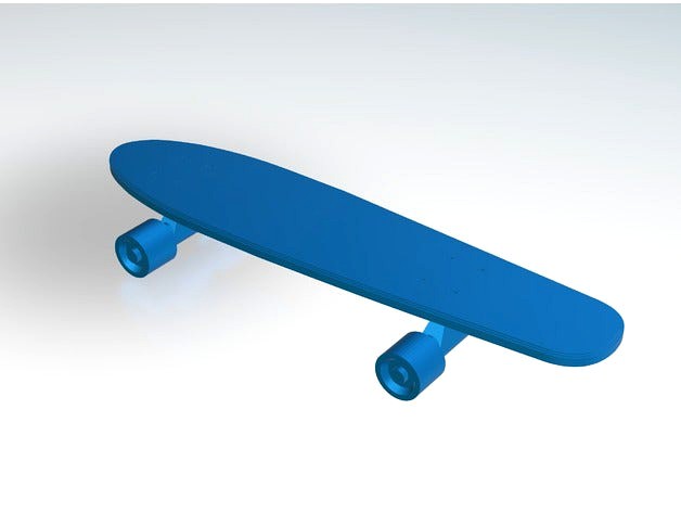 Skateboard with turning wheels by f_d_Pastorius